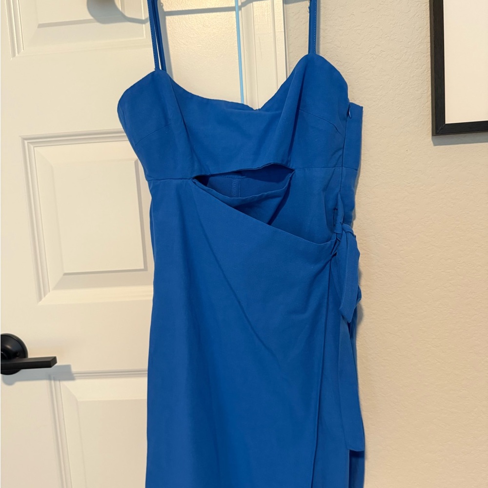Zara Vibrant Blue Mini Dress
